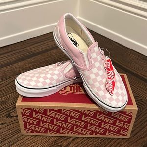 Kids classic checkerboard slip-on sneaker